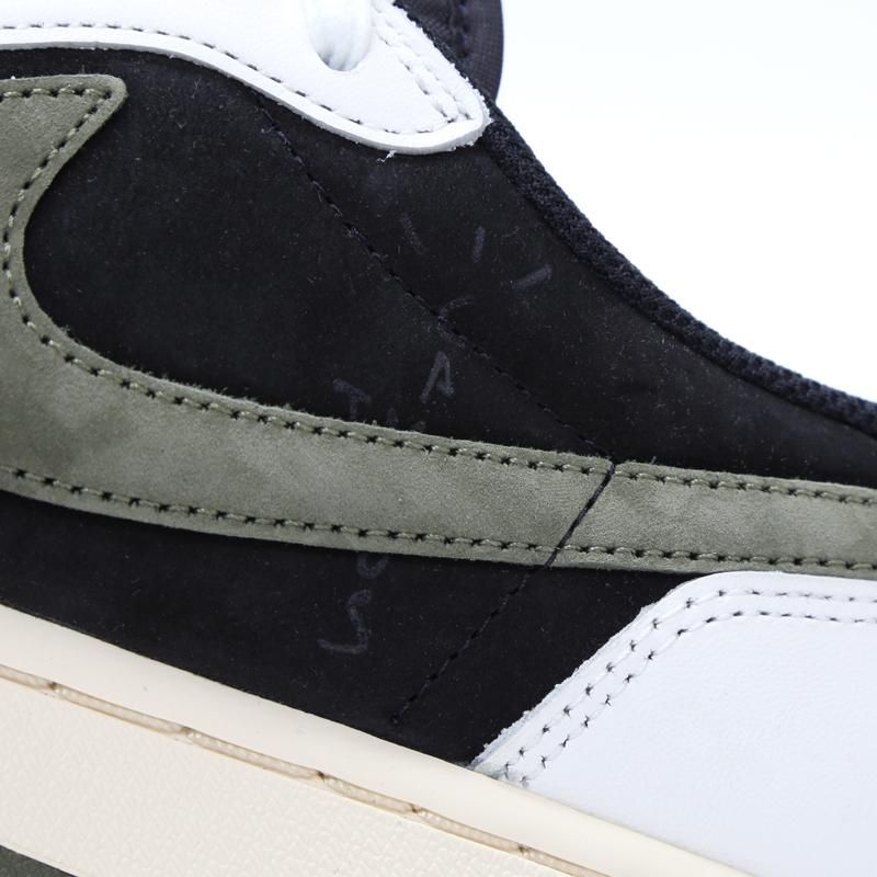 TRAVIS SCOTT × NIKE | WMNS AIR JORDAN 1 LOW MEDIUM OLIVE - NEWEST