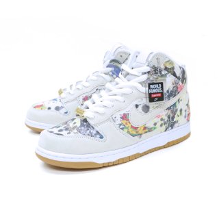 SUPREME  NIKE SB<br>DUNK LOW<br>WHITE