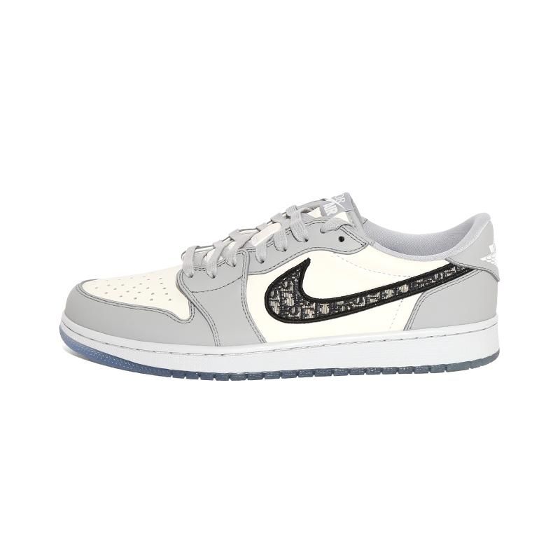 Dior Air Jordan ホワイト/グレー 日曜日売り切り　在庫処分市 Jordan 1 x Dior High Gray | eBay