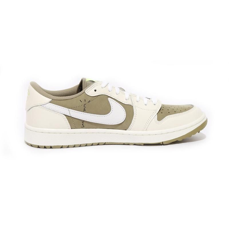 Travis Scott × Nike Air Jordan 1 Low Golf | Neutral Olive - NEWEST
