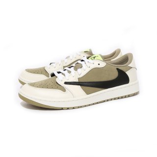 TRAVIS SCOTT  NIKE<br>WMNS AIR JORDAN 1 LOW GOLF<br>NEUTAL OLIVE