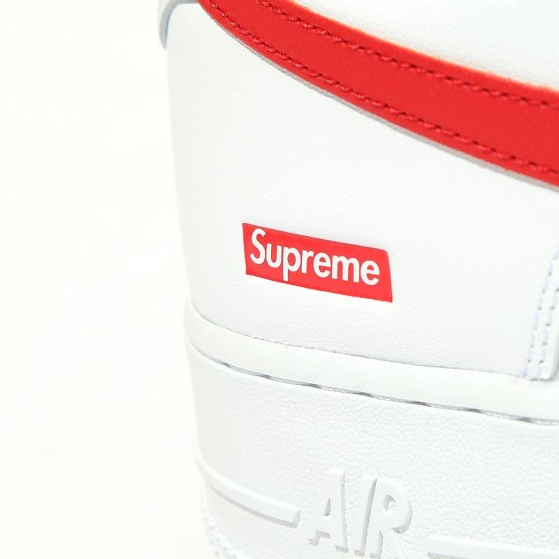 SUPREME × NIKE AIR FORCE 1 LOW | WHITE/SPEED RED - NEWEST