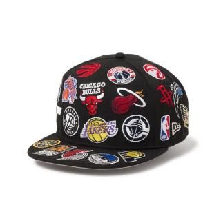 NEW ERA 9FIFTY<br>TEAM LOGO<br>ALLOVER NBA