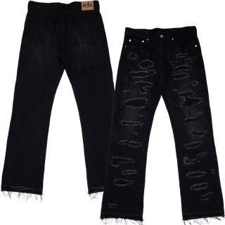 KSL SUPPLY<br>DAMAGE FLARE JEANS