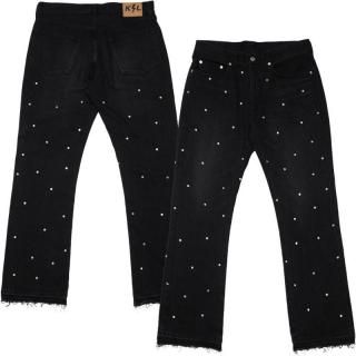 KSL SUPPLY<br>FLARE JEANS<br>-RHINESTONE CUSTOM-