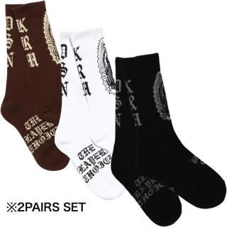 KRHYME DESIGN<br>SOCKS 2PAIRS SET<br>