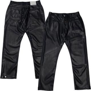 KRHYME DESIGN<br>PU LEATHER PANTS