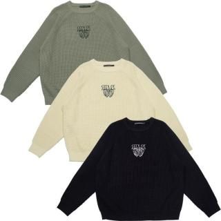 KRHYME DESIGN<br>CREWNECK KNIT<br>