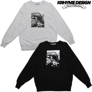 KRHYME DESIGN<br>CREWNECK SWEAT SHIRT<br>