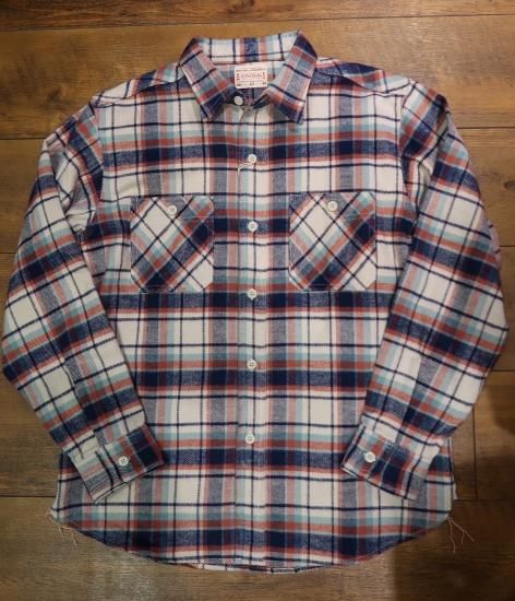 071032● BONCOURA HEAVY NEL WORK SHIRTS