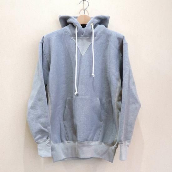 BONCOURA（ボンクラ）前Vパーカー　グレー杢　36 再入荷！ BONCOURA前Vパーカー グレー杢