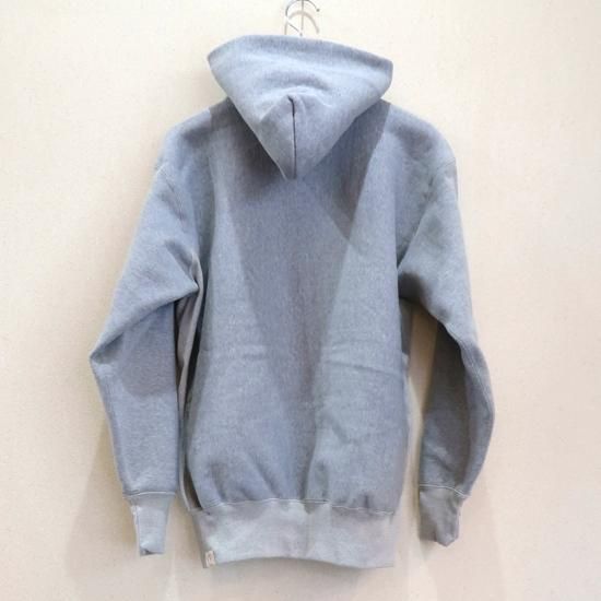 再入荷！ BONCOURA前Vパーカー グレー杢