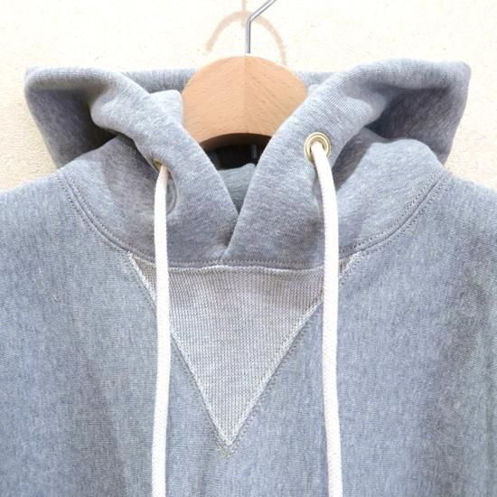 BONCOURA（ボンクラ）前Vパーカー　グレー杢　36 再入荷！ BONCOURA前Vパーカー グレー杢