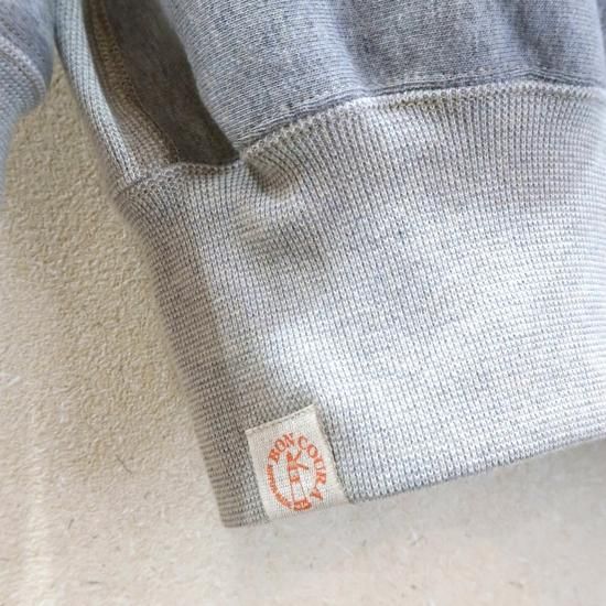 再入荷！ BONCOURA前Vパーカー グレー杢
