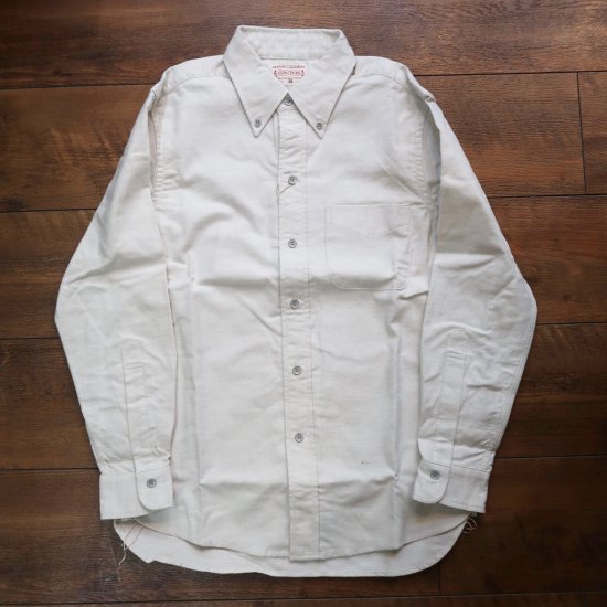 BONCOURA(ボンクラ) フラノボタンダウンシャツ オフホワイト