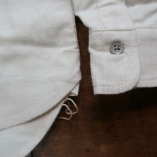 BONCOURA(ボンクラ) フラノボタンダウンシャツ オフホワイト