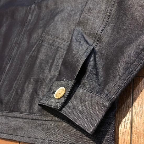 FINDERS KEEPERS極少量生産 シルクデニム ハリントンジャケット
