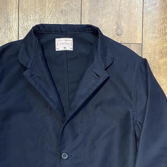 BONCOURA English Work Jacket Moleskin Dark navy