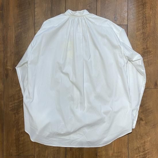 【美品】AUBERGE オーベルジュ ブロード 白 シャツ ホワイト 長袖 40 AUBERGE PHILIPPE シャツ