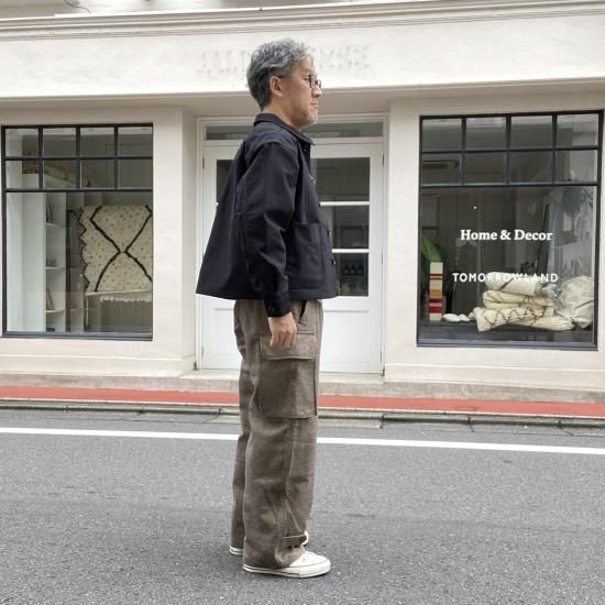 amne モールスキンフレンチカバーオールクロップジャケット amne モールスキンフレンチカバーオールクロップジャケット
