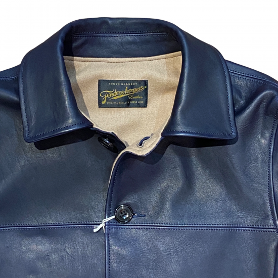 Denim Cellar.別注FK ホースハイドレザーカーコート Denim Cellar.別注FK ホースハイドレザーカーコート
