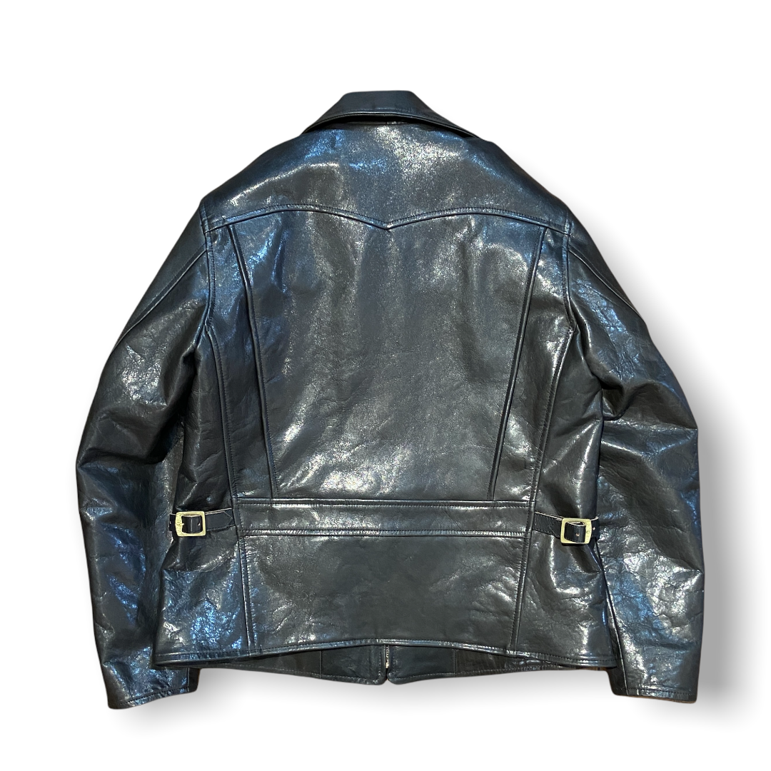 美品 ボンクラ boncoura SASHA LEATHER JACKET 38 - レザージャケット