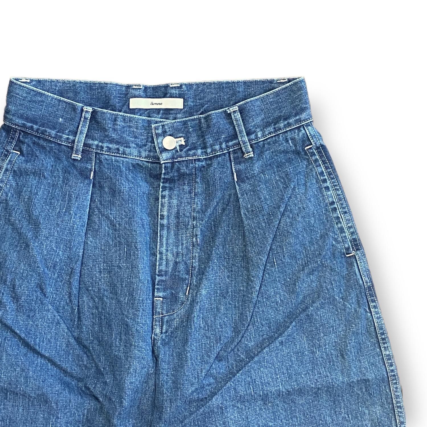 amne/アンヌ 13denim orca pants ワイドシルエットジーンズ