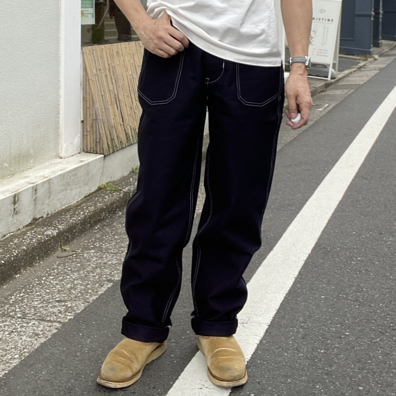 BONCOURA/ボンクラ Work Pants WWⅡ Duck indigo 12th Anniversary 