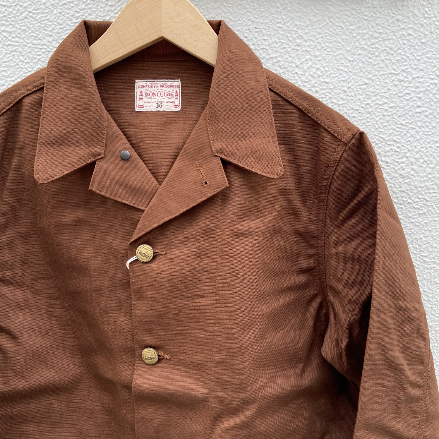 BONCOURA/ボンクラ Coverall U.S. Army Duck brown カバーオール