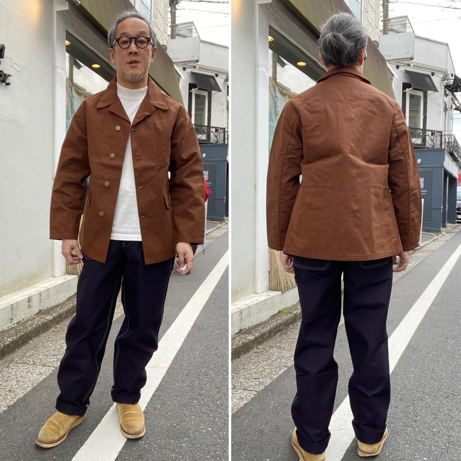 BONCOURA/ボンクラ Coverall U.S. Army Duck brown カバーオール BONCOURA/ボンクラ Coverall U.S. Army Duck brown カバーオール
