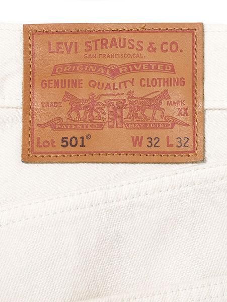 LEVI'S/リーバイス 501 ジーンズ ホワイト(生成り) | サイズ寸法