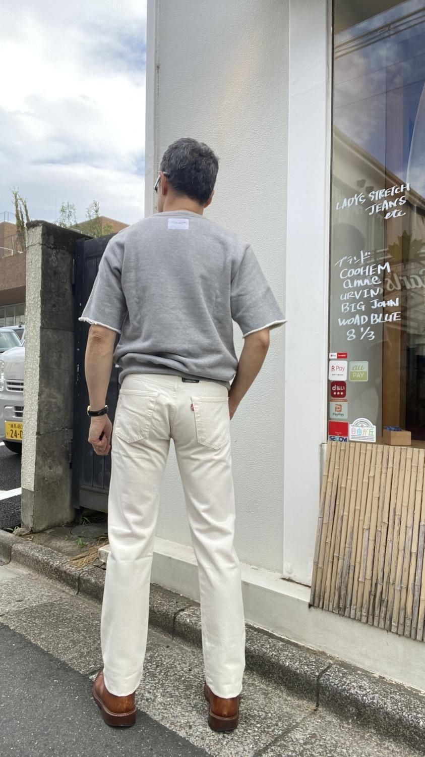 LEVI'S/リーバイス 501 ジーンズ ホワイト(生成り) | サイズ寸法