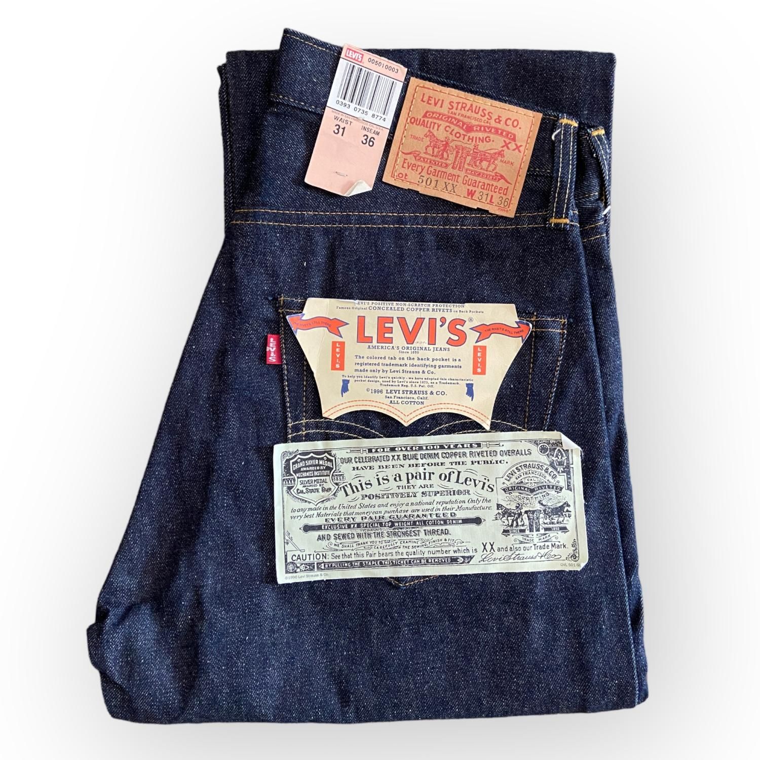 【レア人気】LEVI'S リーバイス501　1955年モデル　レプリカ 日本製BikkeDance