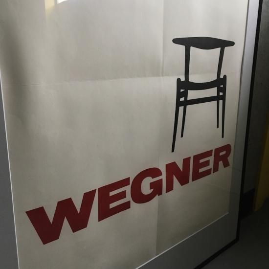 【大特価!!】 1979年 Wegner J. Hans 展覧会用 hisagu 北欧家具 - ポスター 家具