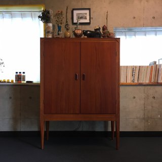 Danish Teak x Oak Tall Cabinet  
