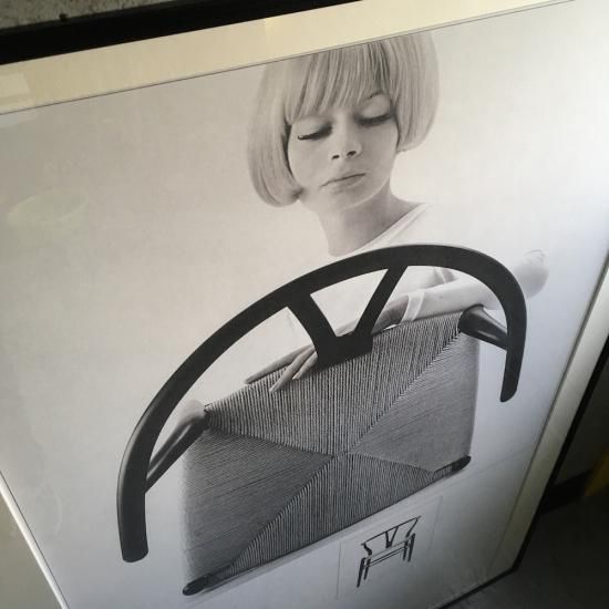 Yチェア ポスター 』Hans J. Wegner、 Carl Hansen & Søn - 北欧 Yチェア ポスター 』Hans J. Wegner、 Carl Hansen & Søn - 北欧
