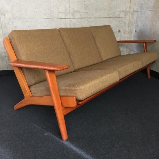 Three seater sofa『 GE290 Teak 』by Hans J. Wegner for Three seater sofa『 GE290 Teak 』by Hans J. Wegner for