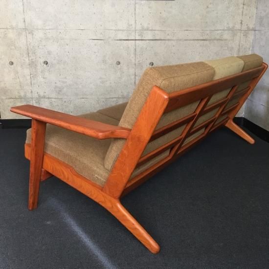 Three seater sofa『 GE290 Teak 』by Hans J. Wegner for Three seater sofa『 GE290 Teak 』by Hans J. Wegner for