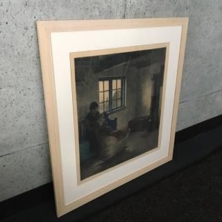 [����̵��]  Peter Ilsted, Mezzotint,�� Fisherman's Room in Hornbaek ��