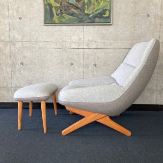 Easy Chair ML91 & Matching Stool designed by Illum Wikkelsø