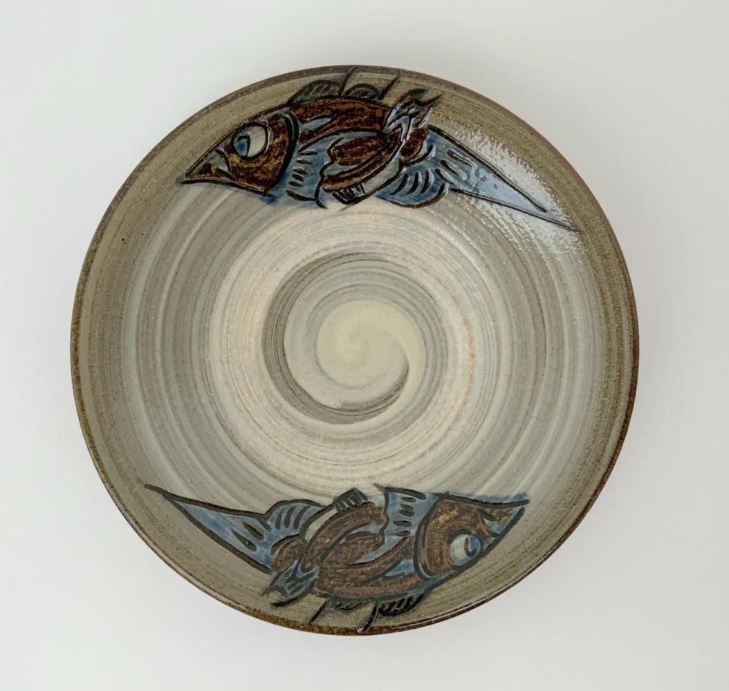 金城陶芸〉5寸絵皿×2枚セット-沖縄やちむん 金城陶芸〉5寸絵皿×2枚セット-沖縄やちむん