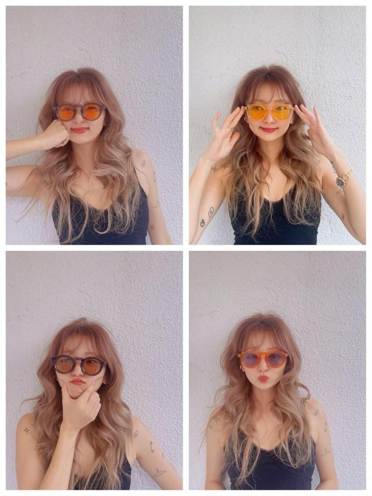 COLOR LENS SUNGLASSES