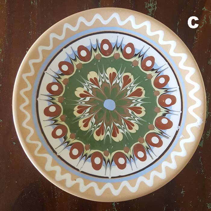 リトアニア・陶器・絵皿(3柄) サブイメージ