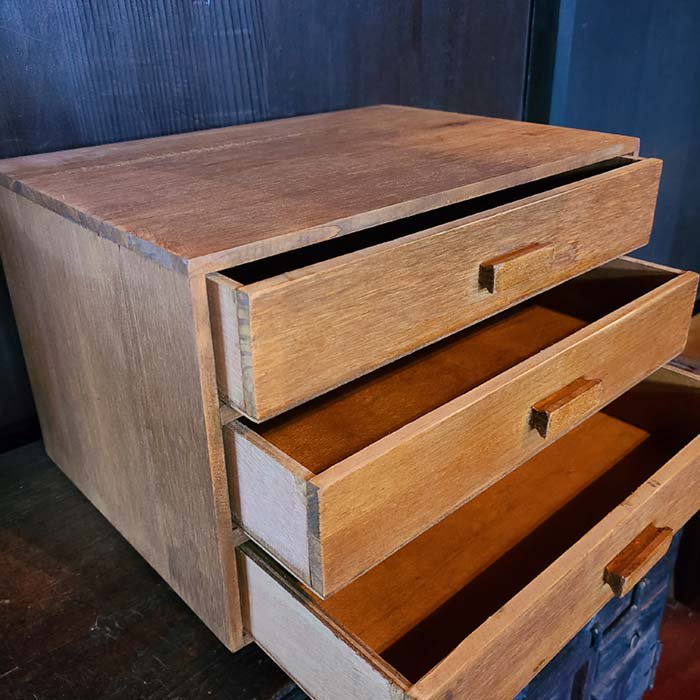 木製3段ボックス・小引き出し・小物収納ケース サブイメージ