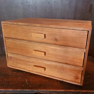 木製3段ボックス・小引き出し・小物収納ケース