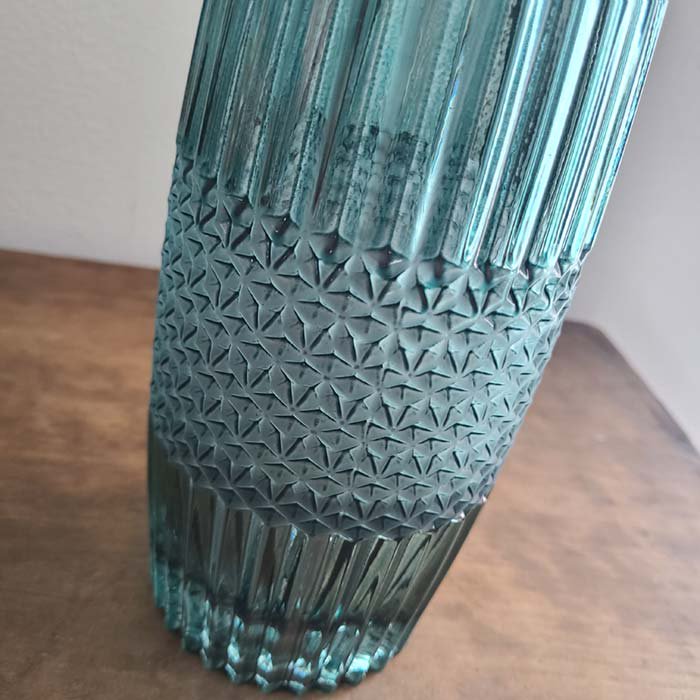 ビーコックグリーン・ガラスフラワーベース・花器 サブイメージ