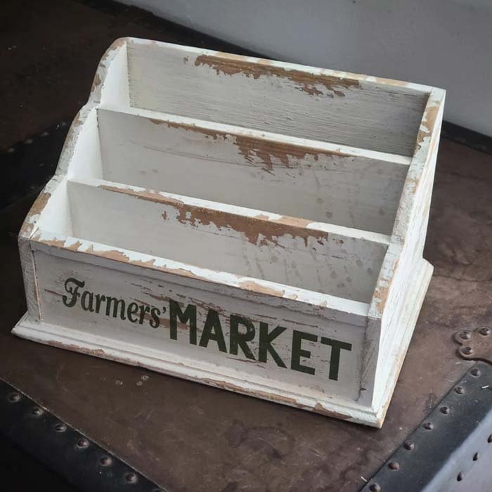ファーマーズマーケットBOX・木製ジャンク加工ボックス メインイメージ