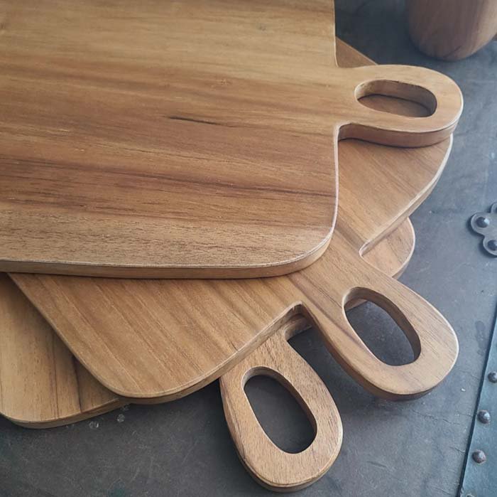 チーク・木製ウッド・カッティングボード・長方形プレート サブイメージ