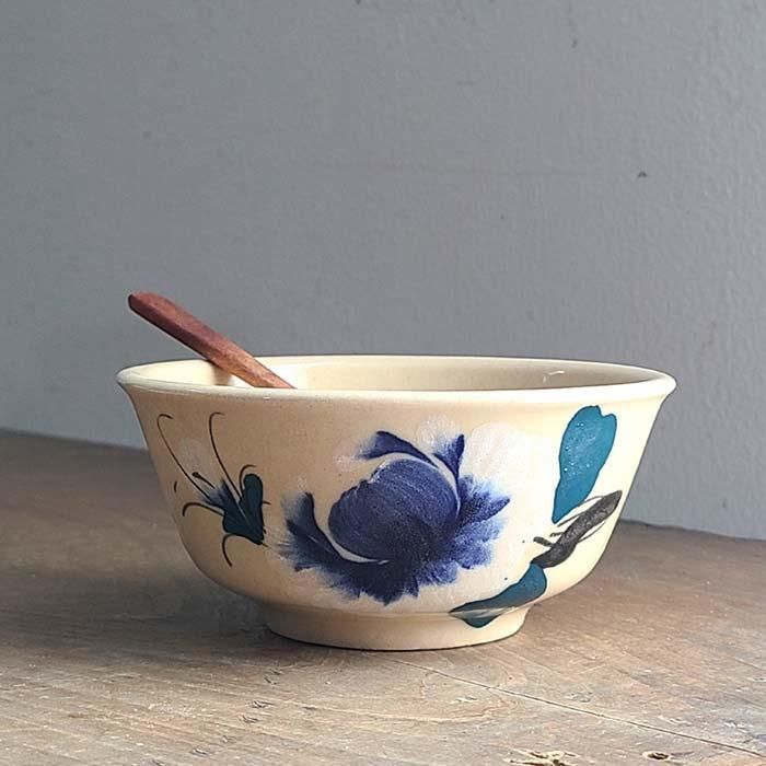 ベトナム・ソンベ焼・青花・茶碗 | 旅するレトロ雑貨店 ベトナム・ソンベ焼・青花・茶碗 | 旅するレトロ雑貨店