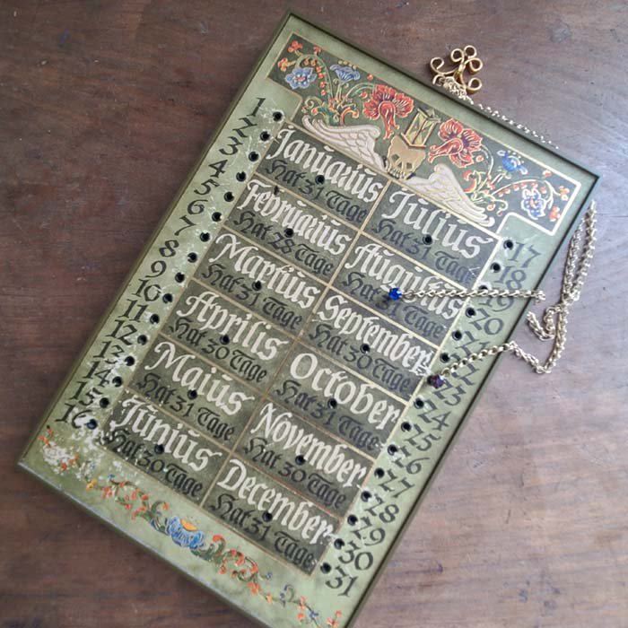 トイツ蚤の市・古道具・フロカント・万年カレンダー サブイメージ